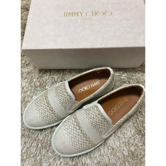 JIMMY CHOO(ジミーチュウ)の新品未使用♡JIMMY CHOO♡size36スリッポン レディースの靴/シューズ(スリッポン/モカシン)の商品写真
