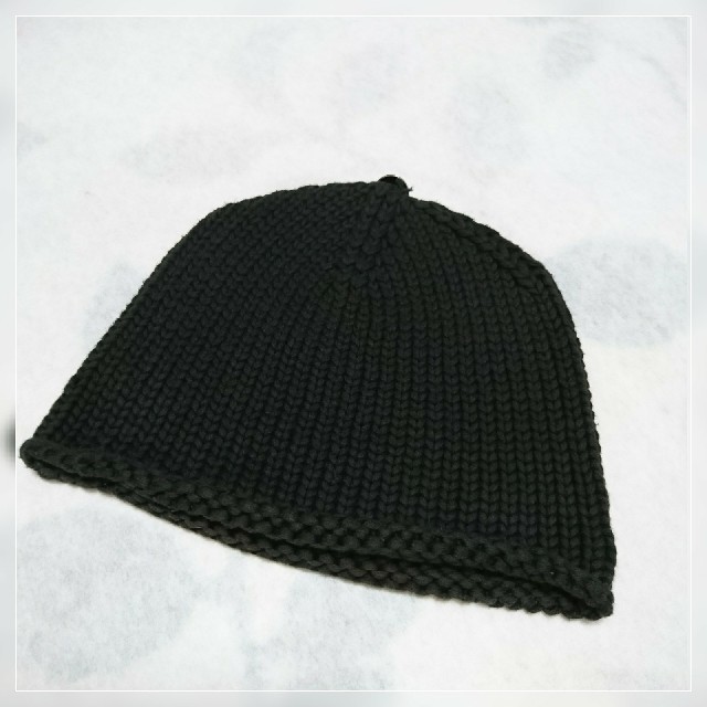 クロムハーツ ニット帽 レザーパッチ 帽子 ブラック CHROME HEARTS クロムハーツ ニット帽 レザーパッチ 帽子 ブラック CHROME HEARTS