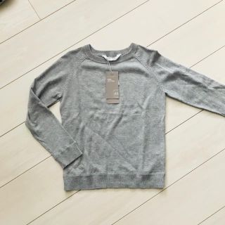 エイチアンドエム(H&M)の新品♡PIMA COTTON シンプルニット(ニット)