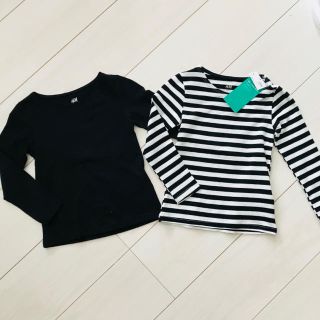 エイチアンドエム(H&M)の新品♡トップス  二枚セット(Tシャツ/カットソー)