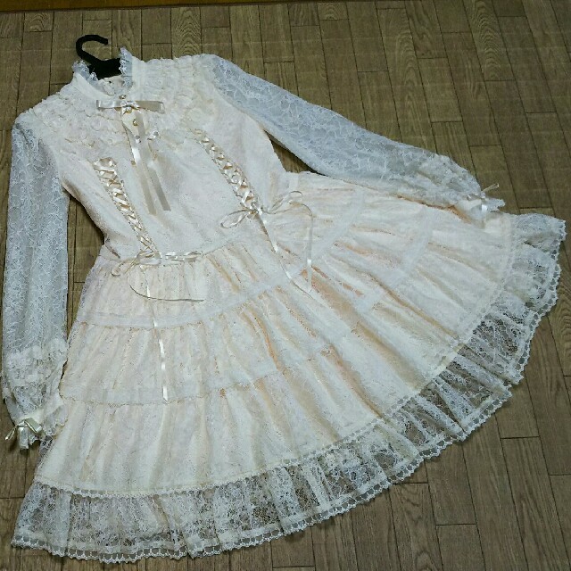 AngelicPritty 新品総レースフリルワンピース