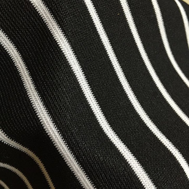 ゆったりTシャツ 白×黒ストライプ レディースのトップス(その他)の商品写真