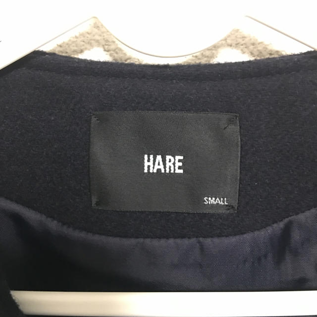 HARE(ハレ)のHARE ノーカラー袖レザーブルゾン メンズのジャケット/アウター(ノーカラージャケット)の商品写真