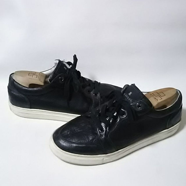 希少　LANVIN on Blue レザー　スニーカー