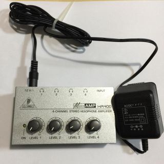 BEHRINGER ヘッドフォンアンプ  HA400(アンプ)