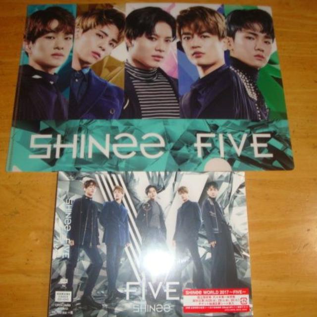 新品　送料込　SHINee　FIVE 　CD+DVD+フォトブックレット初回B