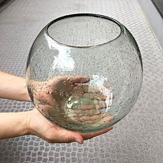 手吹きガラス花瓶