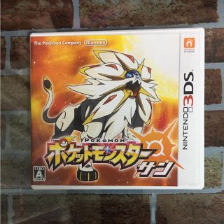 ニンテンドー3DS(ニンテンドー3DS)のポケットモンスターサン 3DS LLソフト(携帯用ゲームソフト)