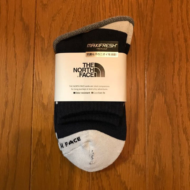 THE NORTH FACE(ザノースフェイス)の値下げ❣️ザノースフェイス レディースソックス ネイビー 23〜25cm レディースのレッグウェア(その他)の商品写真