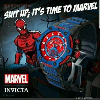 インビクタ(INVICTA)の国内最安値‼　Bolt Marvel　コラボ　スバイダーマン(腕時計(アナログ))