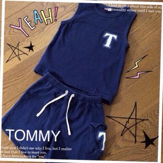 トミーヒルフィガー(TOMMY HILFIGER)のTOMMY♡セットアップ90(その他)