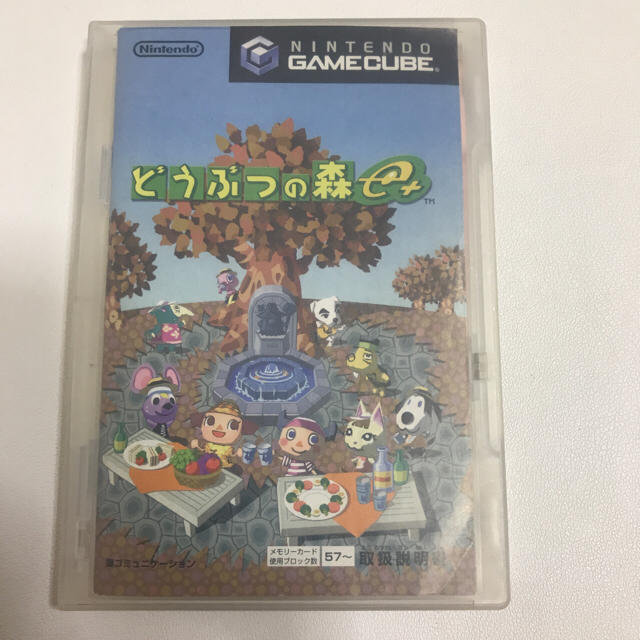 ニンテンドーゲームキューブ(ニンテンドーゲームキューブ)のどうぶつの森e+ ゲームキューブ♡ エンタメ/ホビーのゲームソフト/ゲーム機本体(家庭用ゲームソフト)の商品写真