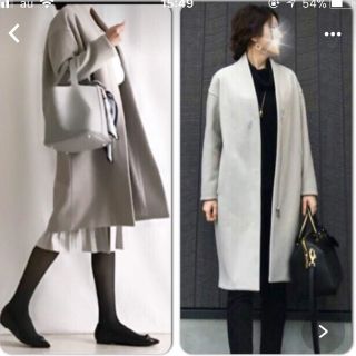 スピックアンドスパン(Spick & Span)のシナモン様専用 Spick & Span ノーカラーコート(ロングコート)