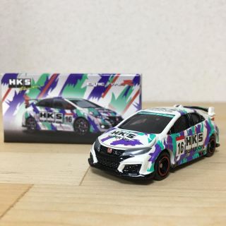 トミー(TOMMY)のトミカ 海外特注 ホンダ CIVIC TYPEＲ二次加工品 HKS power (ミニカー)