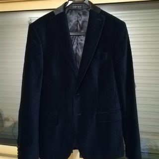 ザラ(ZARA)のZARA MAN ベルベット　ジャケット(テーラードジャケット)