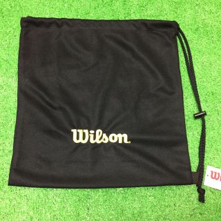 ウィルソン(wilson)のWilson 野球 グラブ袋 黒×金 新品(その他)