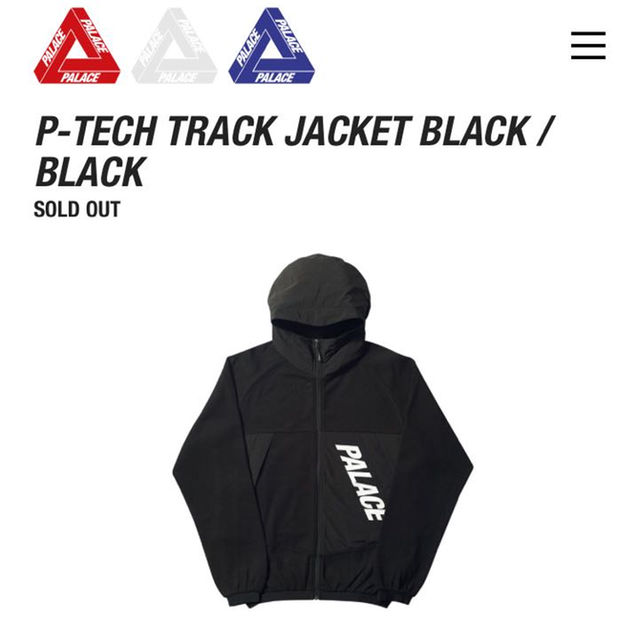 希少 size！P_TECH TRACK JACKET BLACK XL 正規品ジャケット/アウター