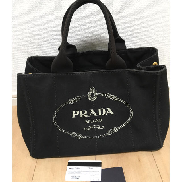 【お買得！】PRADA カナパ 黒