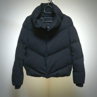 マウジー(moussy)の◆マウジー　レディース　【ボリューム襟　ダウンコート　サイズ１　ブラック】(ダウンコート)