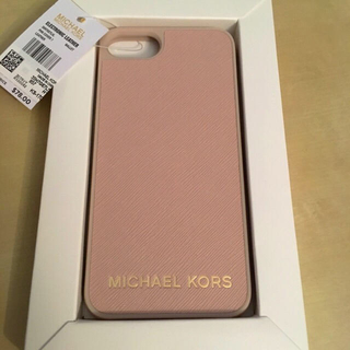 マイケルコース(Michael Kors)の【maa様】マイケルコース☆新品 iPhone7 レザーケース pink+紫(iPhoneケース)