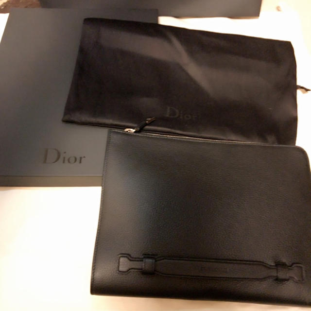 DIOR HOMME(ディオールオム)のDiorhomme レザークラッチバッグ 今季モデル メンズのバッグ(セカンドバッグ/クラッチバッグ)の商品写真