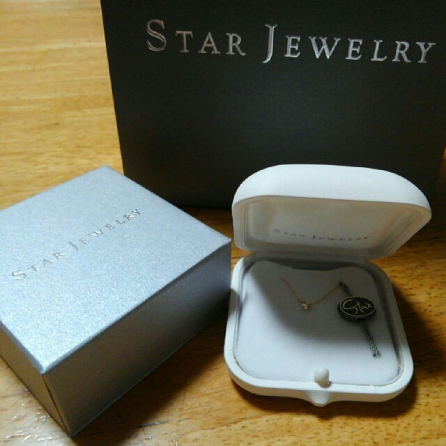 [新品] STAR JEWELRY スタージュエリー　一粒ダイヤ ネックレス