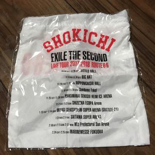 エグザイルザセカンド(EXILE THE SECOND)のSHOKICHI巾着(男性タレント)