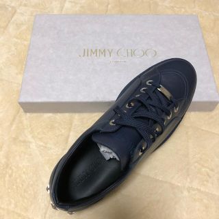 ジミーチュウ(JIMMY CHOO)の	Jimmy Choo スムースレザー ローカット スニーカー CASHSML(スニーカー)