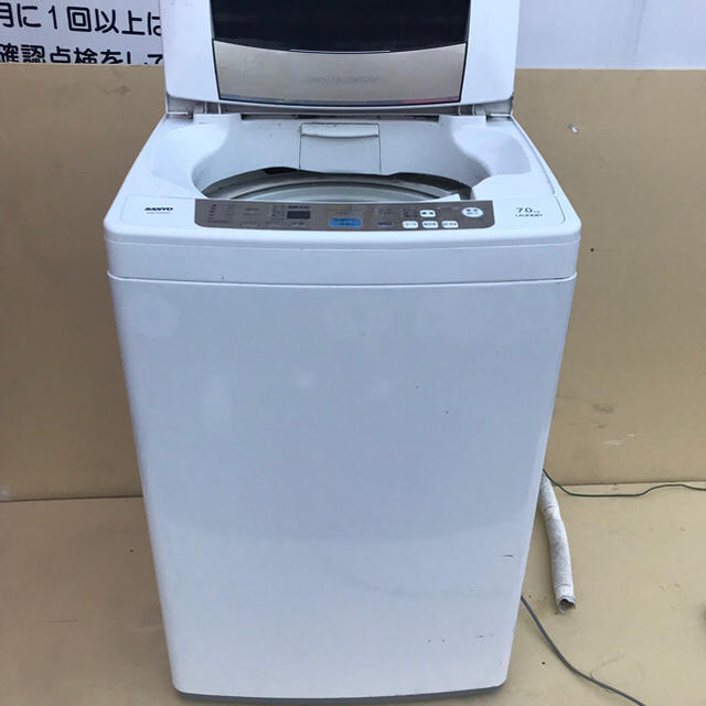 SANYO - SANYO サンヨー 7.0kg 風乾燥付き洗濯機 2010年製の通販 SANYO - SANYO サンヨー 7.0kg 風乾燥付き洗濯機 2010年製の通販