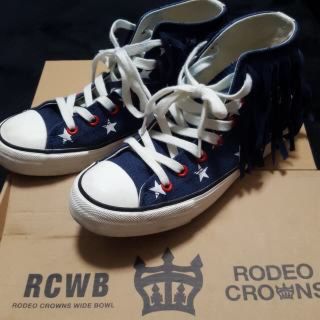 ロデオクラウンズ(RODEO CROWNS)のロデオクラウン、フリンジスニーカー。(スニーカー)