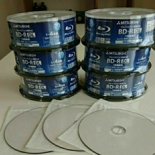 ミツビシ(三菱)のB3【新品】三菱 Blu-rayディスク 1回録画 50GB×3枚(ブルーレイレコーダー)