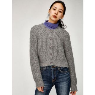 マウジー(moussy)のMOUSSY SHORT KNIT CARDIGAN(カーディガン)