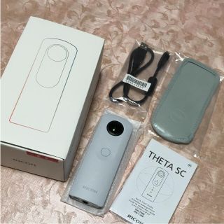 リコー(RICOH)の新品未使用☆RICOH THETA SC WHITE リコー ホワイト 全天球(コンパクトデジタルカメラ)