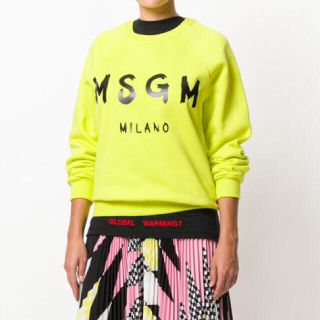 エムエスジイエム(MSGM)の2017AW✨ MSGM ロゴプリント スウェット(トレーナー/スウェット)