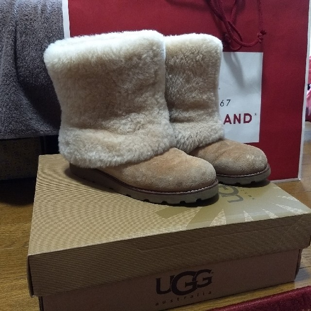 UGG/アグメイリンファーロングブーツ/23.0cm/W MALIN 3220W表記サイズ