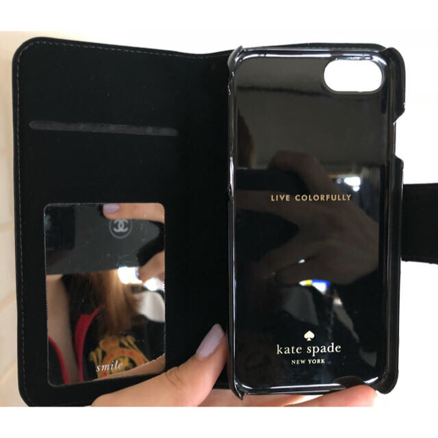 kate spade new york(ケイトスペードニューヨーク)のKate spade NEW YORK iPhone7/8手帳型ケース スマホ/家電/カメラのスマホアクセサリー(iPhoneケース)の商品写真