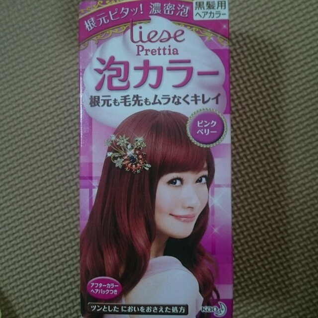 liese(リーゼ)の黒髪用泡カラー ピンクベリー コスメ/美容のヘアケア/スタイリング(カラーリング剤)の商品写真