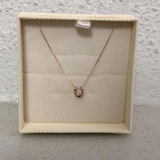 ジュエリーツツミ(JEWELRY TSUTSUMI)のK10ピンクゴールドダイヤモンドネックレス(ネックレス)