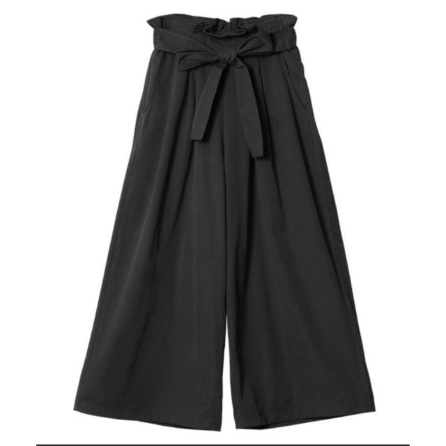 ZARA(ザラ)のワイドパンツ ブラックL レディースのパンツ(その他)の商品写真