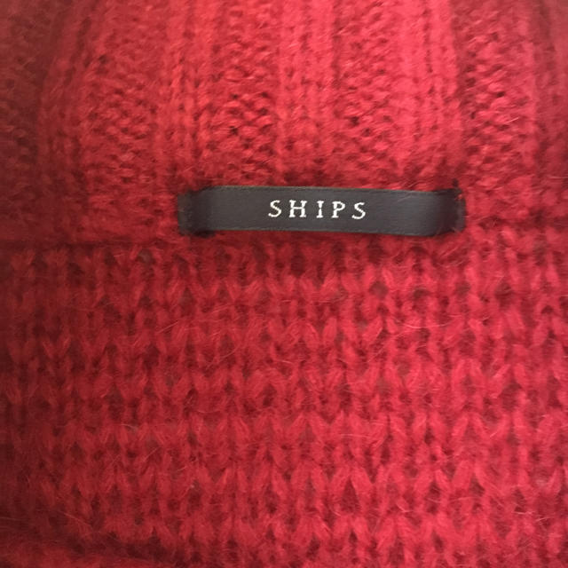 SHIPS(シップス)のSHIPS赤ニット レディースのトップス(ニット/セーター)の商品写真