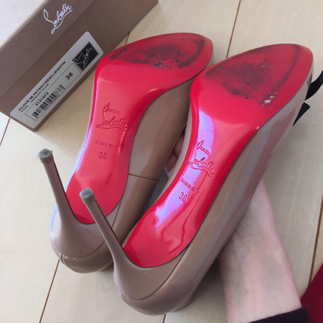 Christian Louboutin - 超美品❤️ ルブタン リボンパンプス 36の通販