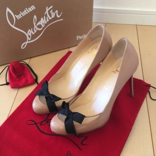 クリスチャンルブタン(Christian Louboutin)の超美品❤️ ルブタン リボンパンプス 36(ハイヒール/パンプス)