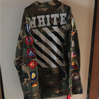 オフホワイト(OFF-WHITE)のoff-white  14ss camo filed jacket(ミリタリージャケット)