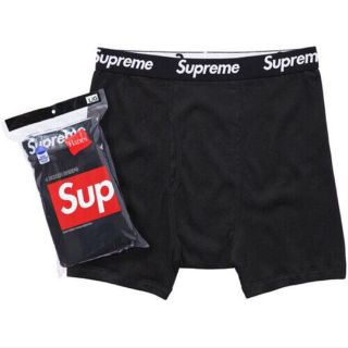 シュプリーム(Supreme)の【即納！超定番！】Supreme ボクサーパンツ Sサイズ ブラック(その他)