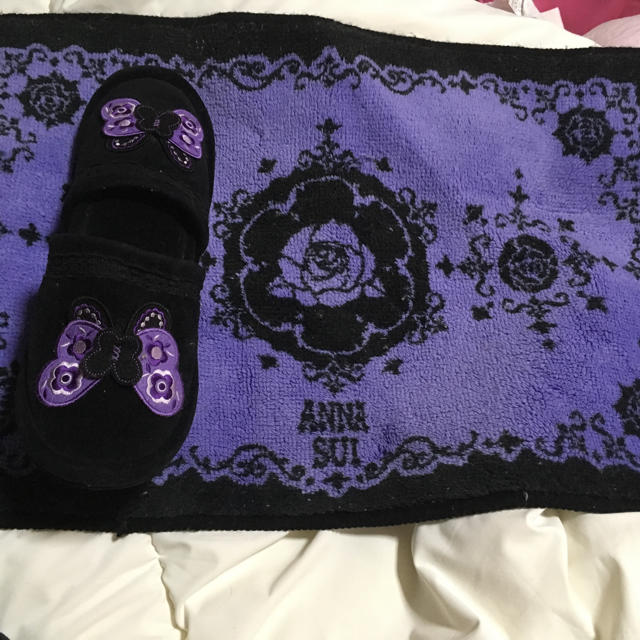 ANNA SUI(アナスイ)のANNASUI マットスリッパ インテリア/住まい/日用品のラグ/カーペット/マット(玄関マット)の商品写真