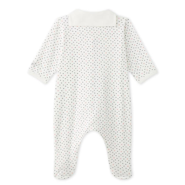 PETIT BATEAU(プチバトー)の【がーみー様専用】プチバトー 6m プリントセーラーカラー前開きロンパース キッズ/ベビー/マタニティのベビー服(~85cm)(ロンパース)の商品写真