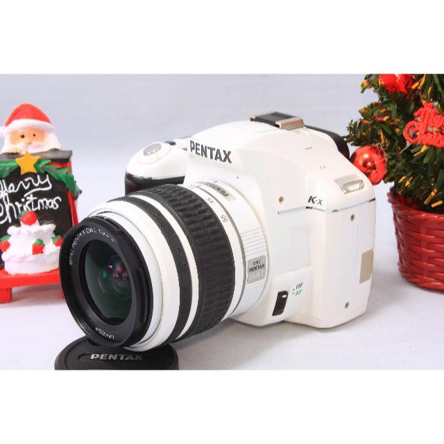 PENTAX - ☆Wi-Fi★大人気ホワイト☆ペンタックス k-x レンズセット★