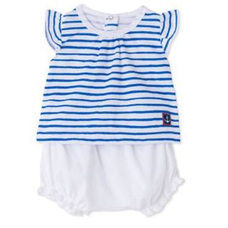 プチバトー(PETIT BATEAU)のキティー様専用☆18M プチバトー ブルーボーダー  フレンチカットソー＆ブルマ(その他)