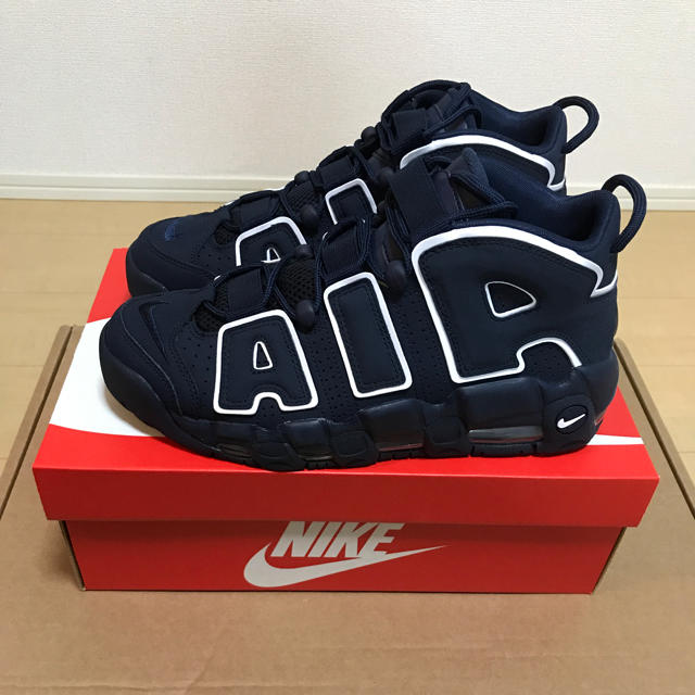 NIKE(ナイキ)のNIKE AIR MORE UPTEMPO 96 OBSIDIAN ネイビー メンズの靴/シューズ(スニーカー)の商品写真