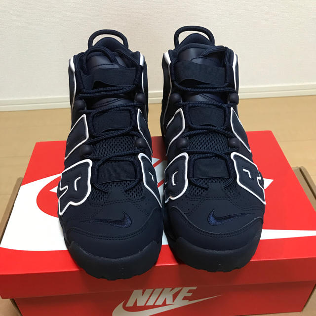 NIKE(ナイキ)のNIKE AIR MORE UPTEMPO 96 OBSIDIAN ネイビー メンズの靴/シューズ(スニーカー)の商品写真